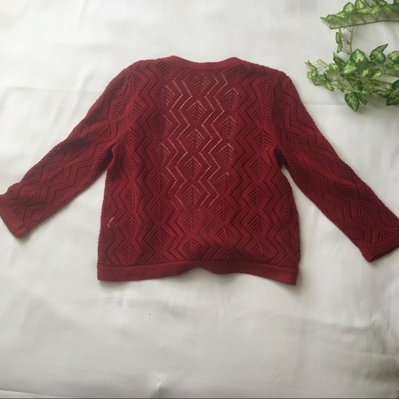Knit Wrap Front Cardigan - Picture 5 of 5